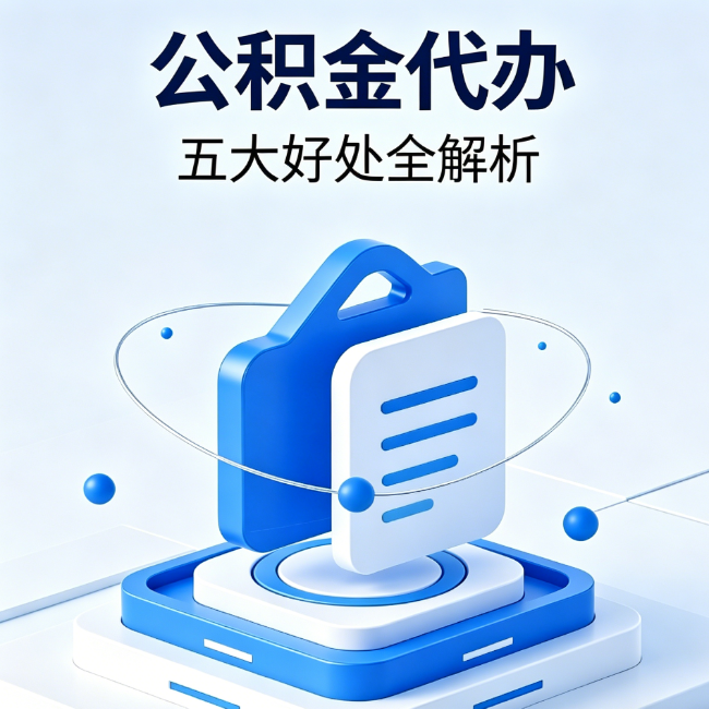九龙坡公积金代办到底值不值？这5大好处让你少走弯路